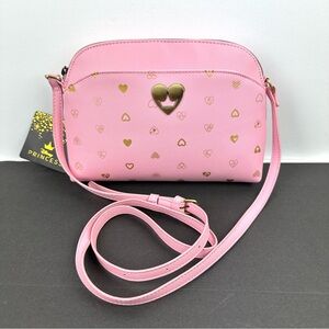 Disney Princess Crossbody Bag Pink Gold Hearts Limited‎ Edition Purse Brand New